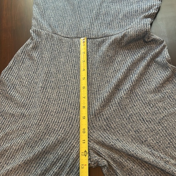 GAP Ribbed Softspun Square-Neck Jumpsuit Wide Leg Lounge Casual Wear Size M - Picture 11 of 15